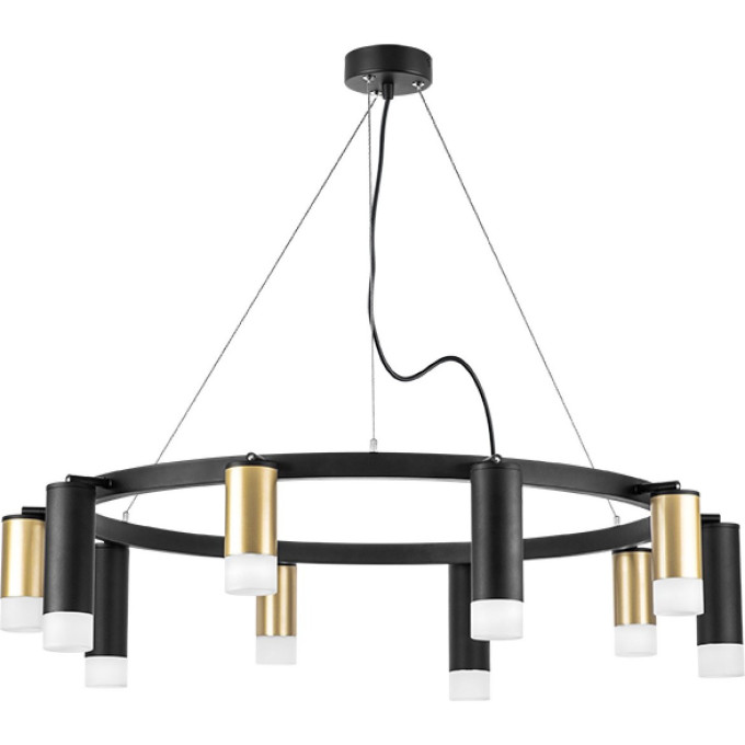 Люстра LIGHTSTAR RULLO черный/золото, LR0204058751