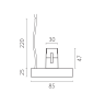 Блок питания 48V LIGHTSTAR 510227 DUE HERMES на трек к 210xxx/270xxx 200W ЧЕРНЫЙ