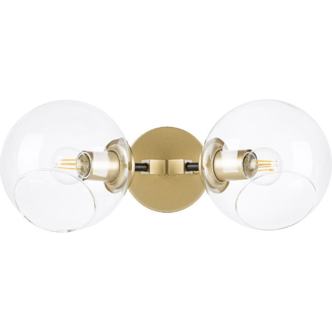 Бра LIGHTSTAR BETA SB1374-2 2x40W E27 золото-черный