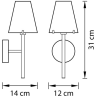 Бра LIGHTSTAR Diafano 758612