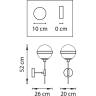 Бра LIGHTSTAR Globo 813611