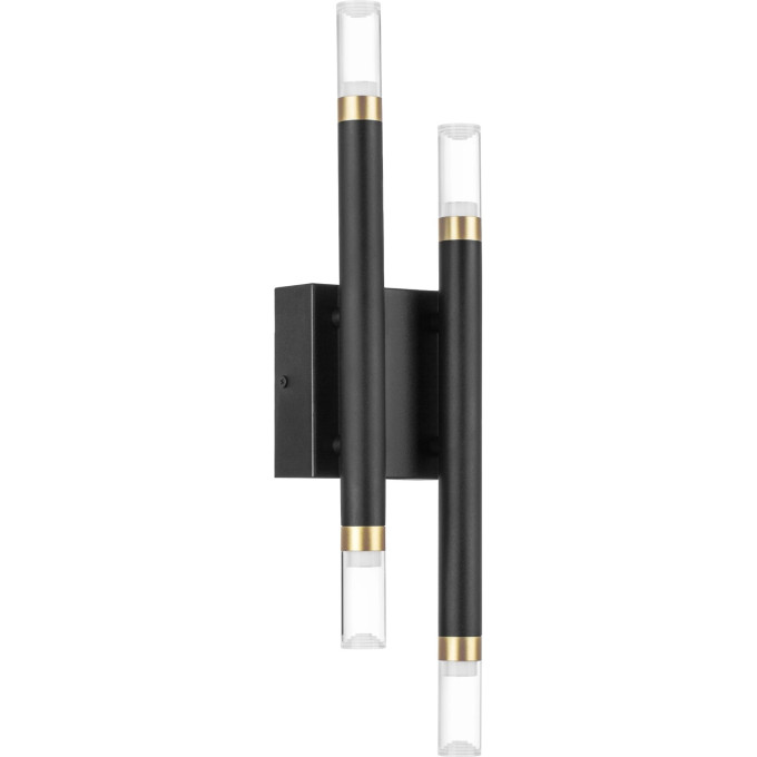 Бра LIGHTSTAR IRIS 734647 12W LED 618LM 120G 3000K черный золото