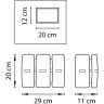 Бра LIGHTSTAR Lamella 801616