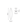 Бра LIGHTSTAR MURO FOGLIA 808674
