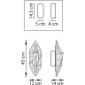 Бра LIGHTSTAR VARESE 731653 12W LED 1179LM 120G 3000K золото