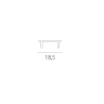 Экран декоративный LIGHTSTAR QUATTRO 504006-FR (1м) к треку 5040xx-(F)/(R) БЕЛЫЙ