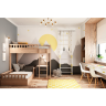 Комплект из светильника и рамки LIGHTSTAR Domino D51606