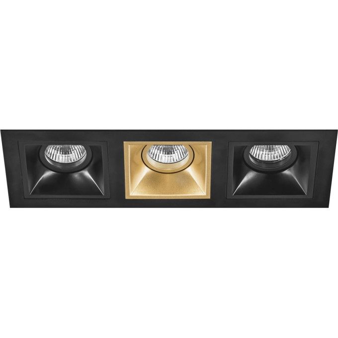 Комплект из светильников и рамки LIGHTSTAR Domino D537070307