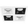Комплект из светильников и рамки LIGHTSTAR Domino D54606070607