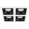 Комплект из светильников и рамки LIGHTSTAR Domino D54607070707