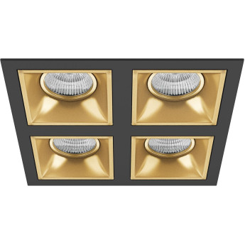 Комплект из светильников и рамки LIGHTSTAR Domino D54703030303