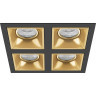 Комплект из светильников и рамки LIGHTSTAR Domino D54703030303
