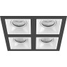 Комплект из светильников и рамки LIGHTSTAR Domino D54706060606