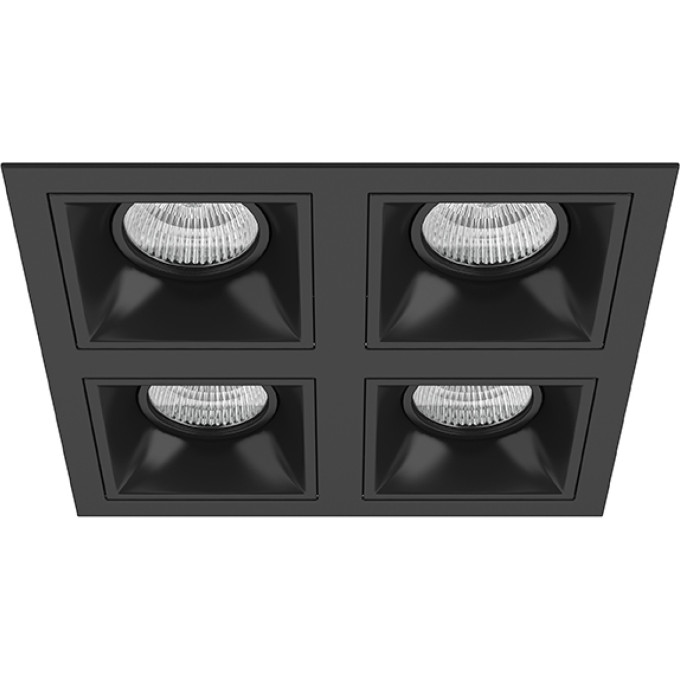 Комплект из светильников и рамки LIGHTSTAR Domino D54707070707