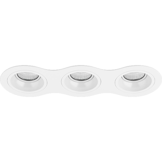 Комплект из светильников и рамки LIGHTSTAR Domino D636060606