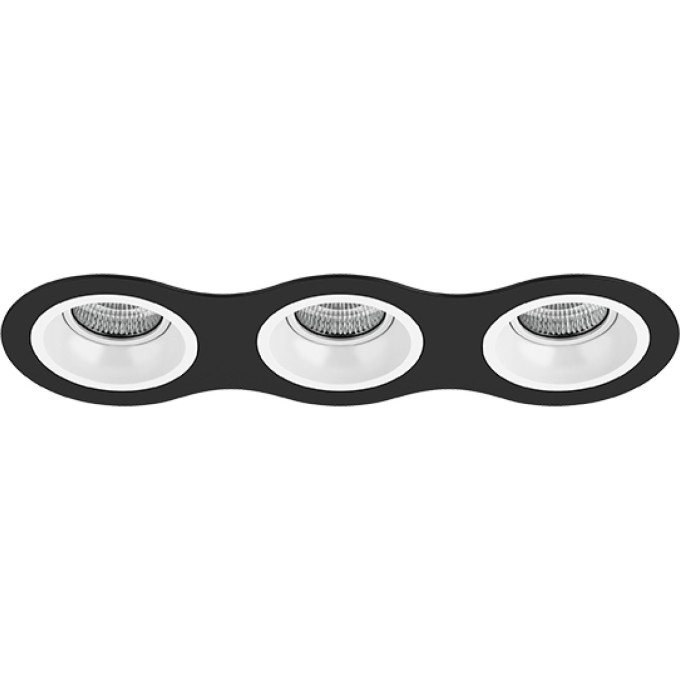 Комплект из светильников и рамки LIGHTSTAR Domino D637060606