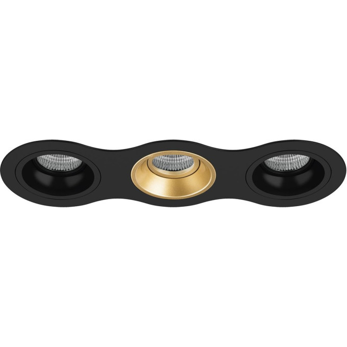 Комплект из светильников и рамки LIGHTSTAR Domino D637070307