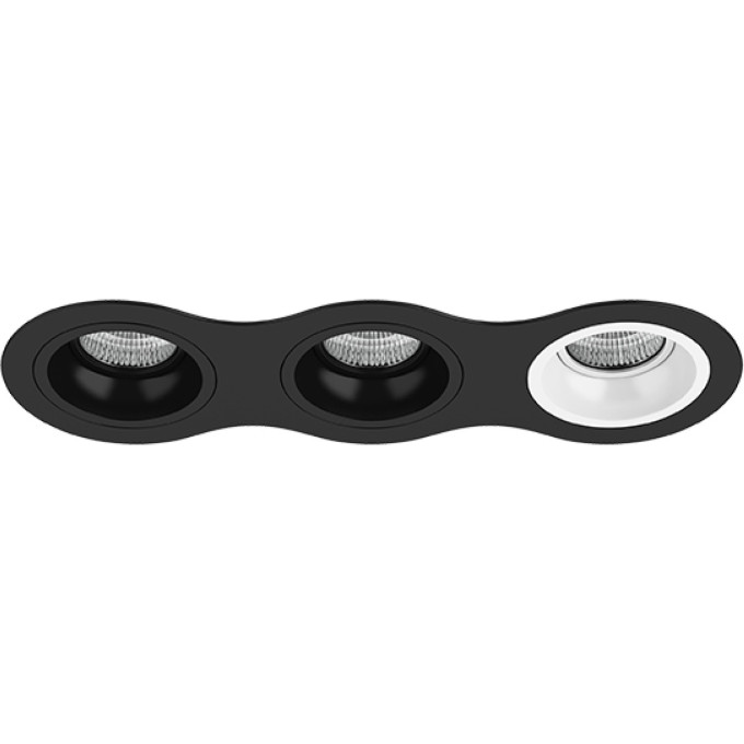 Комплект из светильников и рамки LIGHTSTAR Domino D637070706