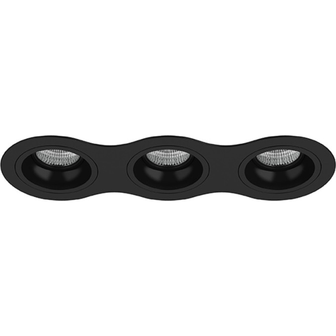 Комплект из светильников и рамки LIGHTSTAR Domino D637070707
