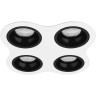 Комплект из светильников и рамки LIGHTSTAR Domino D64607070707
