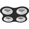 Комплект из светильников и рамки LIGHTSTAR Domino D64706060606