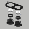 Комплект со светильником LIGHTSTAR DOMINO D6570707BMOD