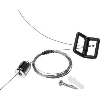 Крепление потолочное LIGHTSTAR NOVE 508971 для тканевого трека для светильников 208xxx черный
