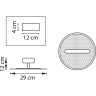 Люстра LIGHTSTAR ACRILE 738033 14W LED 1034LM 120G 3000K золото