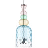 Люстра LIGHTSTAR BELLE 814002 LED 1х8W 3000K алюминий/мультиколор