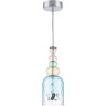 Люстра LIGHTSTAR BELLE 814002 LED 1х8W 3000K алюминий/мультиколор