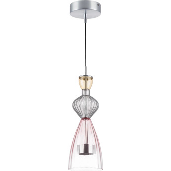Люстра LIGHTSTAR BELLE 814003 LED 1х8W 3000K алюминий/мультиколор
