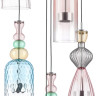 Люстра LIGHTSTAR BELLE 814069 LED 6х8W 3000K алюминий/мультиколор