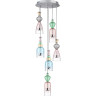 Люстра LIGHTSTAR BELLE 814069 LED 6х8W 3000K алюминий/мультиколор