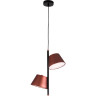 Люстра LIGHTSTAR CAPPE 719223 2x40W GX53 черный/красный