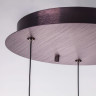 Люстра LIGHTSTAR CARAMELLO 796139 LED 3х6W 330LM 3000K кофейный/мультиколор