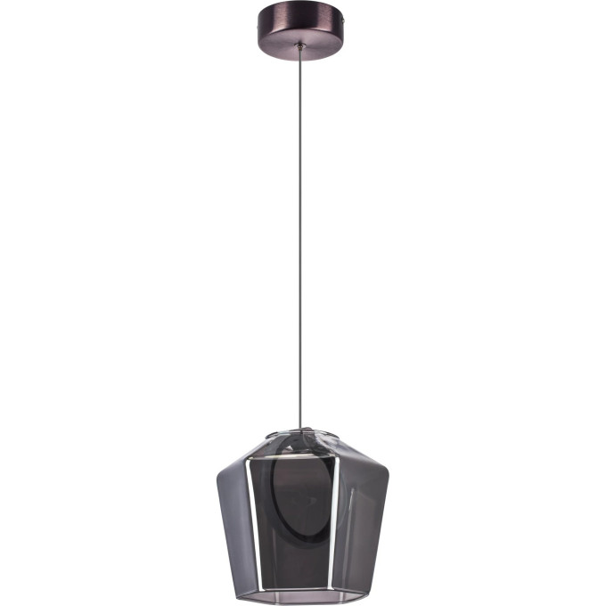 Люстра LIGHTSTAR CARAMELLO 796118 LED 6W 110LM 3000K кофейный/пепельный