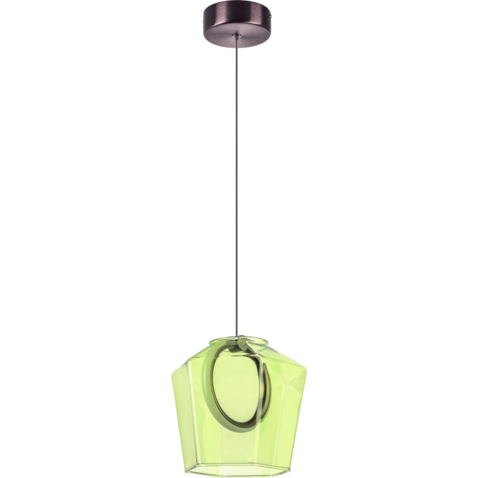 Люстра LIGHTSTAR CARAMELLO 796114 LED 6W 110LM 3000K кофейный/зеленый
