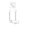 Люстра LIGHTSTAR CATANIA 689116 LED 30W 2400LM G БЕЛЫЙ 3000K