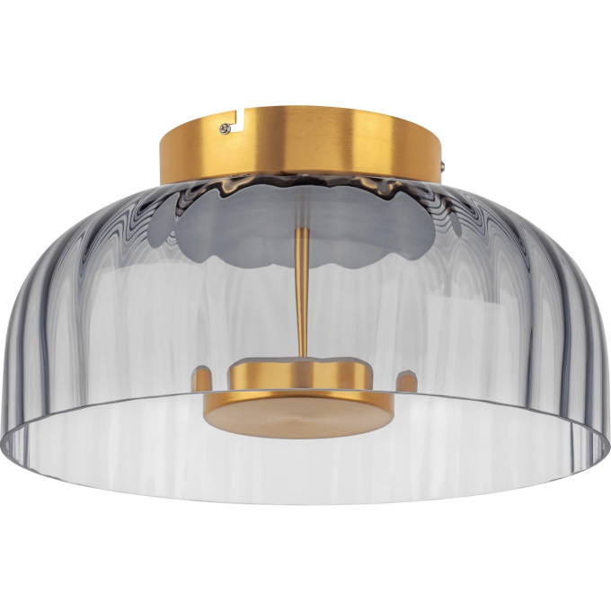 Люстра LIGHTSTAR CELESTA 809061 LED 1х12W 3000K золото/дымчатый
