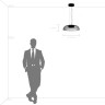 Люстра LIGHTSTAR CELESTA 809210 LED 24W 3000K кофейный/прозрачный