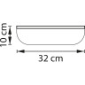 Люстра LIGHTSTAR CELESTA 809316 LED 28W 3000K алюминий/белый