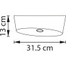 Люстра LIGHTSTAR CELESTA 809356 LED 28W 3000K алюминий/белый
