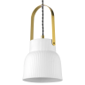 Люстра LIGHTSTAR CERAMO 799013 1х12W E27 латунь/белый