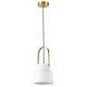 Люстра LIGHTSTAR CERAMO 799013 1х12W E27 латунь/белый