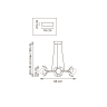 Люстра LIGHTSTAR CERAMO BW 799067