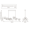 Люстра LIGHTSTAR CERAMO BW 799087