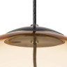Люстра LIGHTSTAR COLORE 805303 1х8W led E27 черный/коньячный
