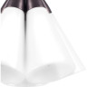 Люстра LIGHTSTAR CONE 757150 5х10W LED E14 кофейный/белый