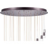 Люстра LIGHTSTAR CONE 757361 LED 180W 3000K бронза/белый/прозрачный