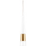Люстра LIGHTSTAR CONE 757013 LED 5W 3000K золото/белый/прозрачный